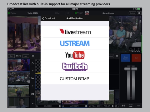 Live:Air - Live Video Switching screenshot 2