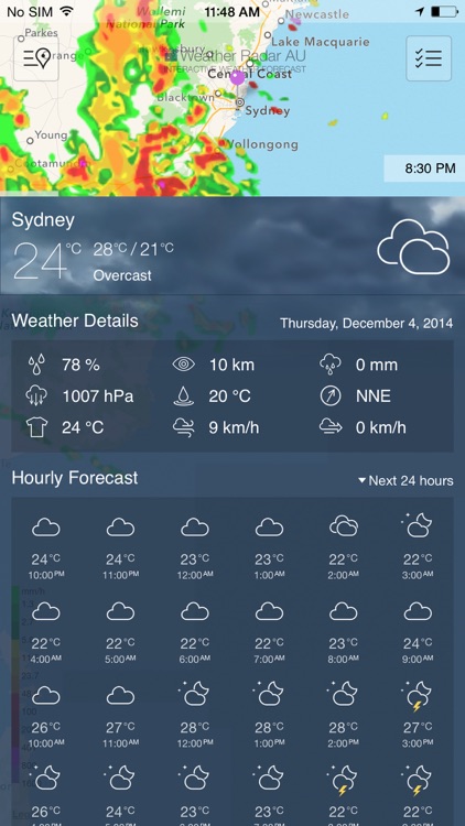 Weather Radar Australia - Rain