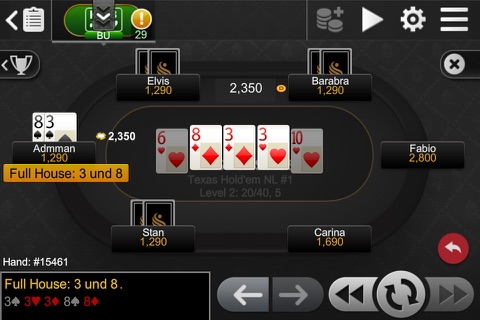 Swiss Casinos Poker screenshot 2