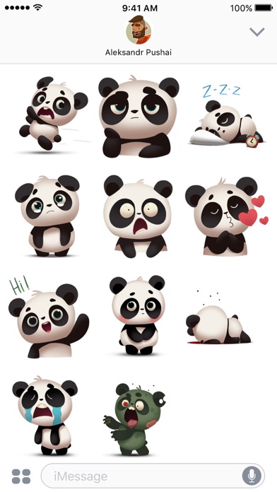 Panda! Stickers & Emoji Screenshot 4