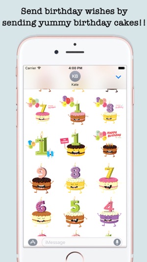 Birthday Wishes Cakes & Candles Emojis(圖1)-速報App