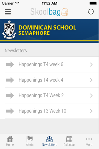 Dominican School Semaphore - Skoolbag screenshot 4