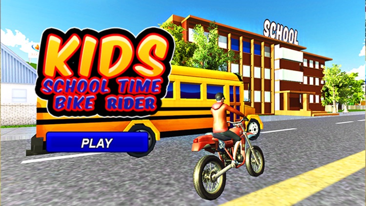 Kids School Time Bike Rider – Riding Game