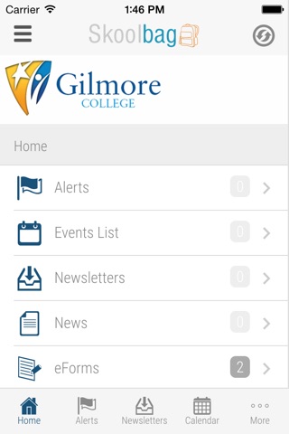 Gilmore College - Skoolbag screenshot 3