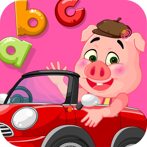 小猪佩奇英语学交通工具-早教儿童游戏