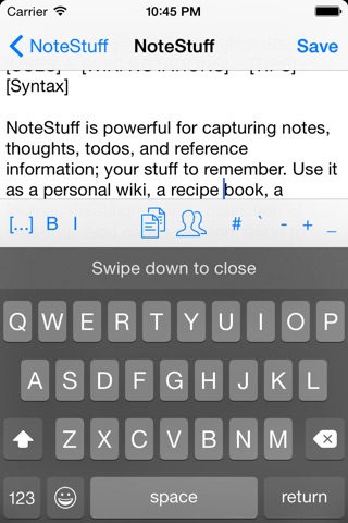 NoteStuff screenshot 2