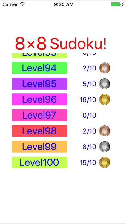 6x6 & 7x7 & 8x8 SUDOKU from Easy to Difficult