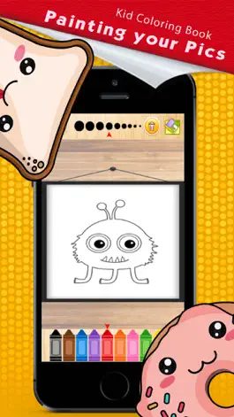 Game screenshot Monster Kid Coloring Book Pro 2 hack