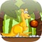 Your goal is to keep the ball bouncing by tapping at the right time on the correct kangaroo to kick the ball when it drops