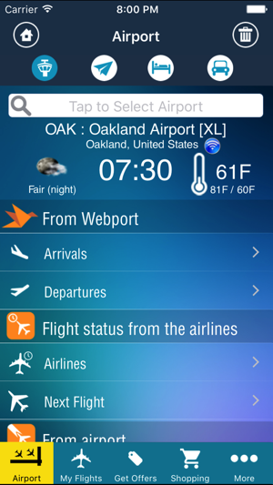 Oakland Airport Pro (OAK) + Flight Track