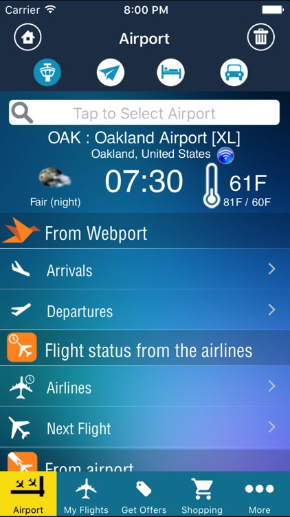 Oakland Airport Pro (OAK) + Flight Tracker