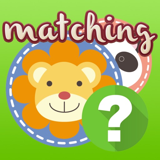 Animals Face Cards Matching Easy Fun Games icon