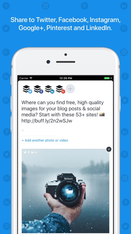 Buffer: Scheduling for Twitter, Instagram & More