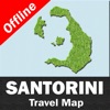 SANTORINI (GREECE) – Travel Map Offline Navigator