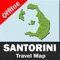 SANTORINI (GREECE) – Travel Map Offline Navigator