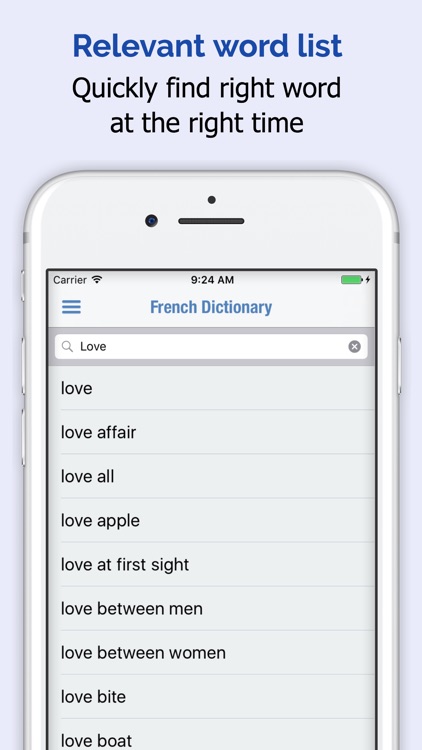 French Translator - English French Dictionary