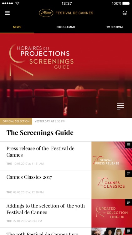 Festival de Cannes - Official