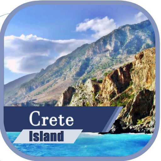 Crete Island Travel Guide & Offline Map icon