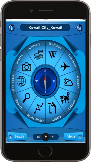 Kuwait City Kuwait - Offline Travel Map Navigation(圖1)-速報App
