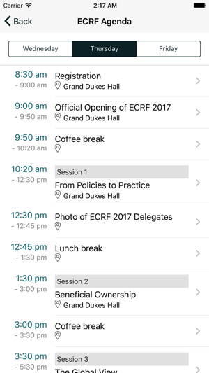 ECRF 17 - Vilnius, Lithuania(圖3)-速報App