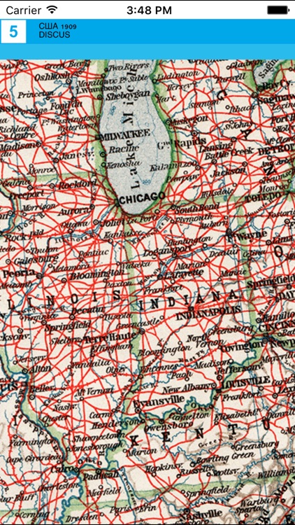 United States of America (1909). Historical map. screenshot-3