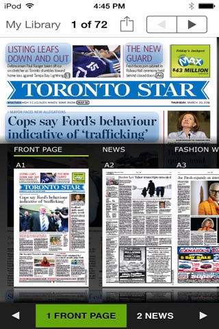 Toronto Star ePaper Edition screenshot 3