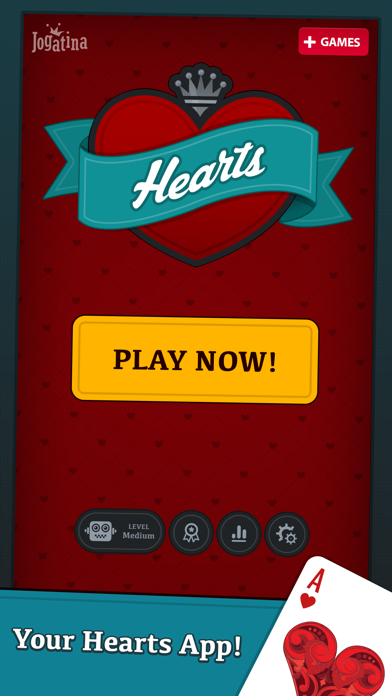 How to cancel & delete Hearts Jogatina - Classic Card Game from iphone & ipad 1