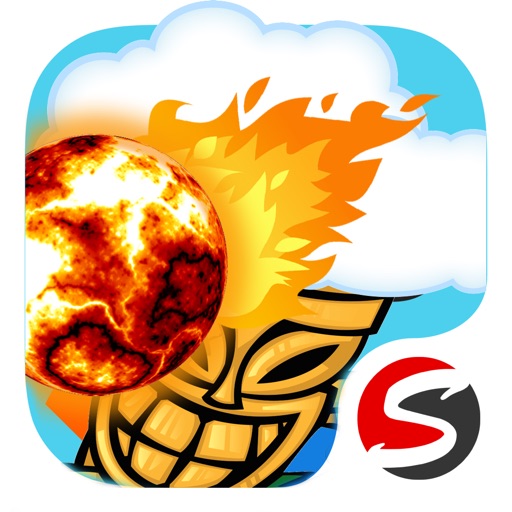 HOT lava ball icon