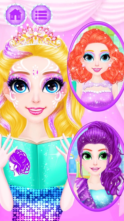 Princess haircut - hairdressing & makeup games screenshot-3