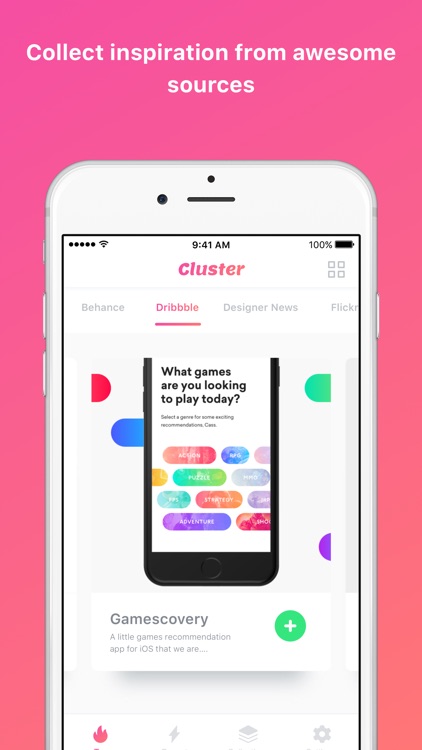 Cluster - Collect daily inspiration