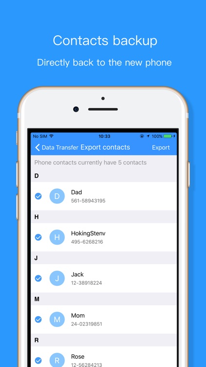 Data transfer Pro - backup contacts,photo & video screenshot-4