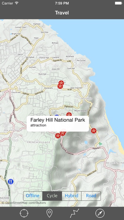 BARBADOS – GPS Travel Map Offline Navigator