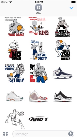 AND1 Basketball Trash Talk Stickers - Series 1(圖3)-速報App