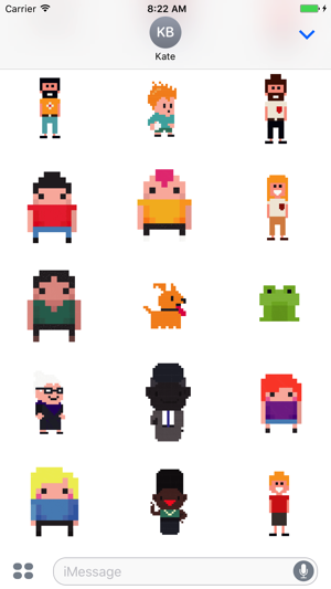 Animated Pixel People Stickers(圖5)-速報App