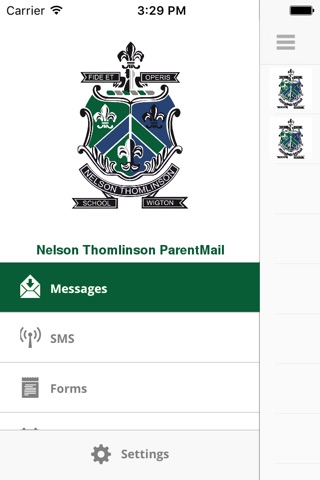 Nelson Thomlinson ParentMail (CA7 9PX) screenshot 2