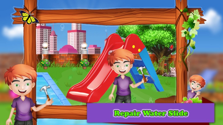 Swimming Pool Water Slide: Repair & Decorate