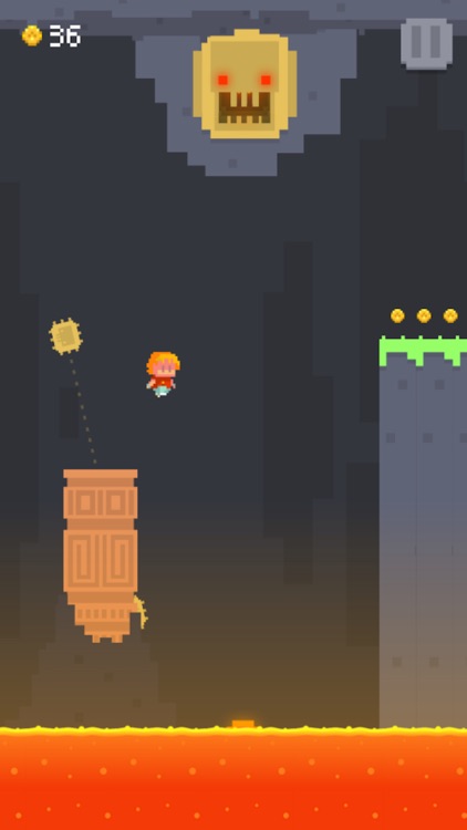 Pixel Run 2D - Lava Tomb screenshot-4