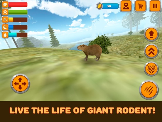 Screenshot #4 pour Capybara Wild Life Simulator 3D