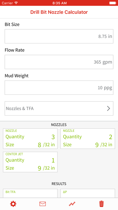 How to cancel & delete Drill Bit Nozzle Calculator from iphone & ipad 1