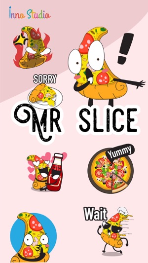 Mr Slice - Pizza Stickers