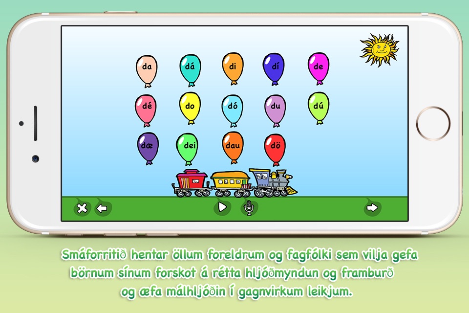Lærum og leikum með hljóðin -D screenshot 2