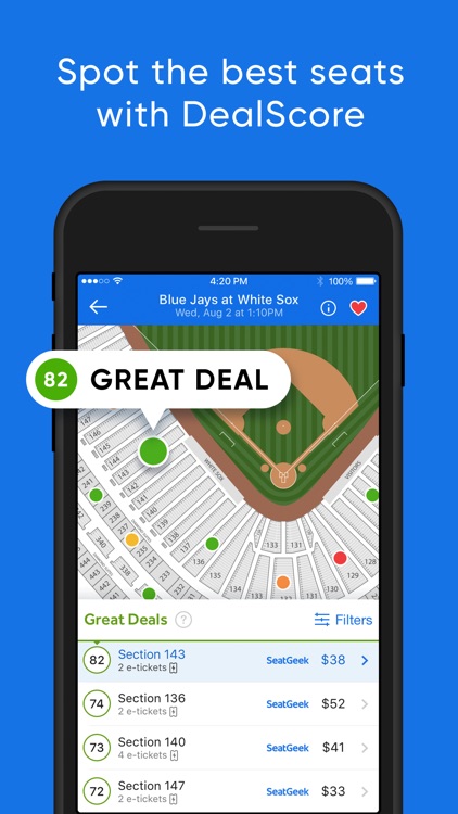 SeatGeek – Tickets to Sports, Concerts & Broadway screenshot-0