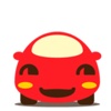 Cute Red Car Carmoji Stickers