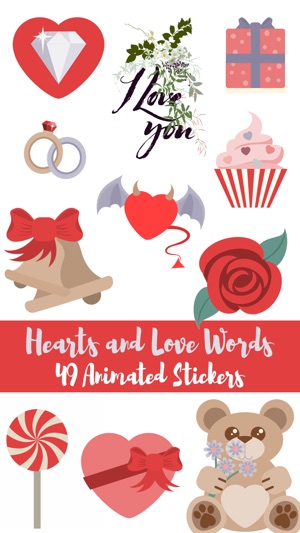 Love & Heart - Animated Stickers