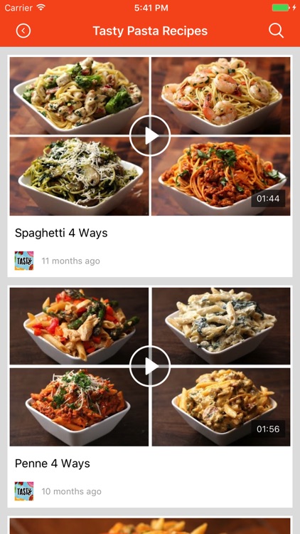 Pasta Recipes: Food recipes, cookbook, meal plans screenshot-3