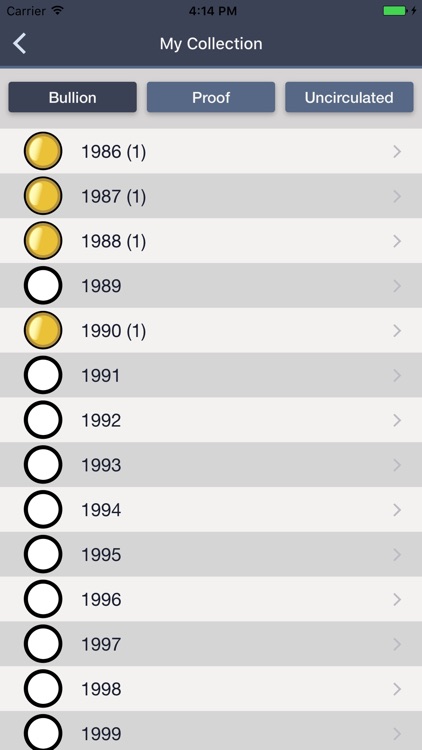 Silver Eagles - Coin Guide & Collection Tracker screenshot-3