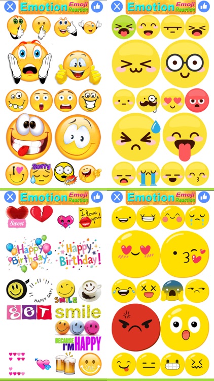 Emotion Stickers-Emoji Reaction Stickers