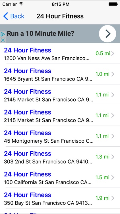 Gym Finder: Find Fitness Workout Gyms Near Me