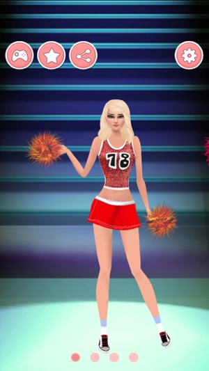 Cheerleader Dress Up - Fashion Makeover Games(圖1)-速報App