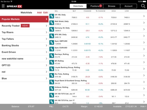 Spreadex Trading: Forex & CFDs screenshot 4